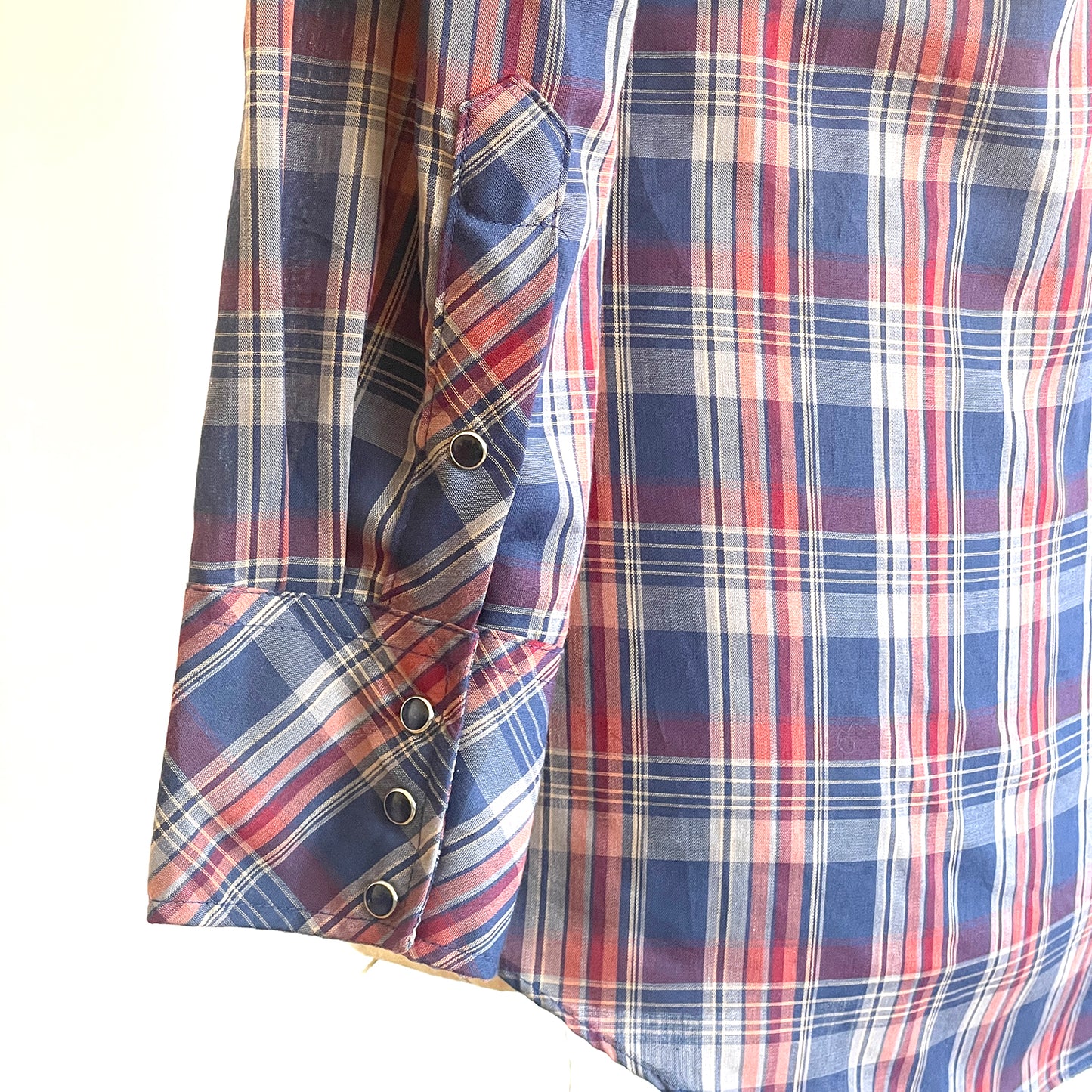 Vintage plaid Western