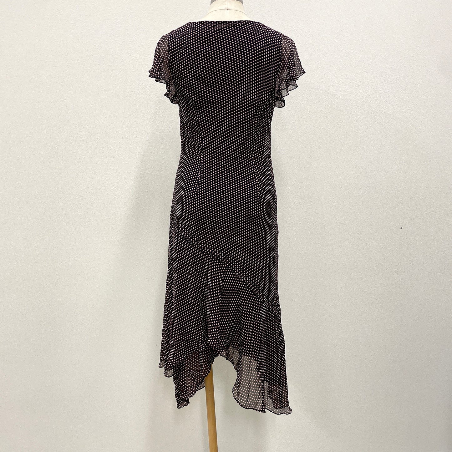 Vintage Pink Polka Dot Dress