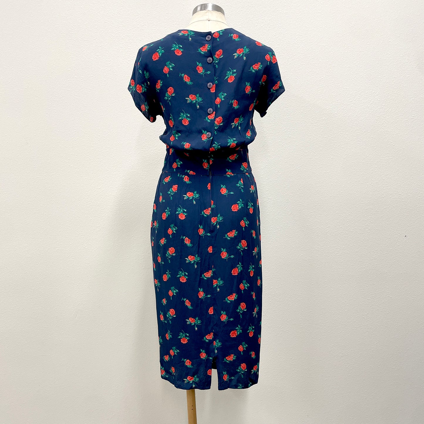 Vintage Rose Floral Dress