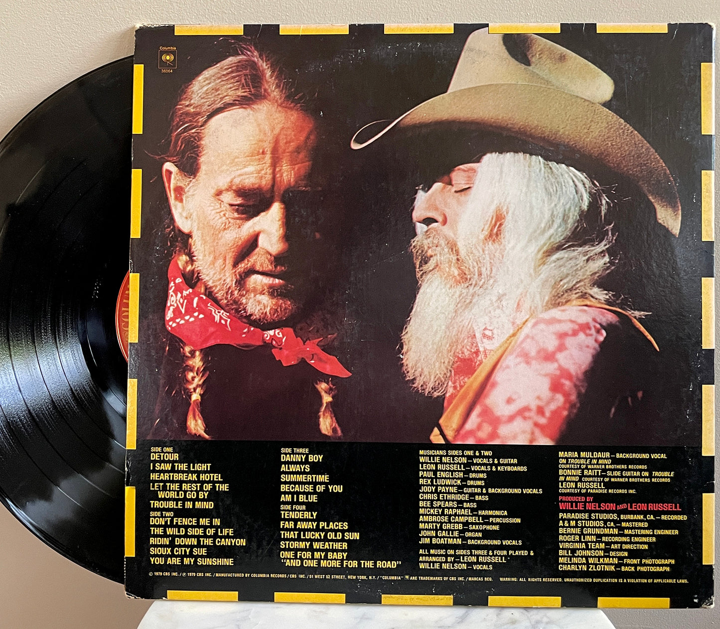 Vintage Willie and Leon One for the Road Album