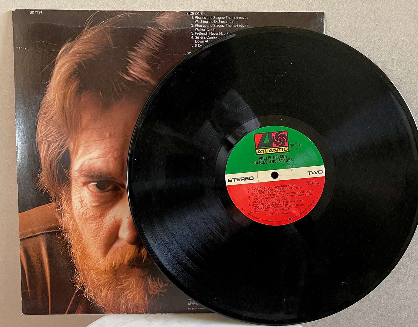 Vintage Willie Nelson Phases and Stages