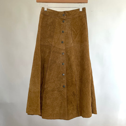 Vintage Suede Skirt