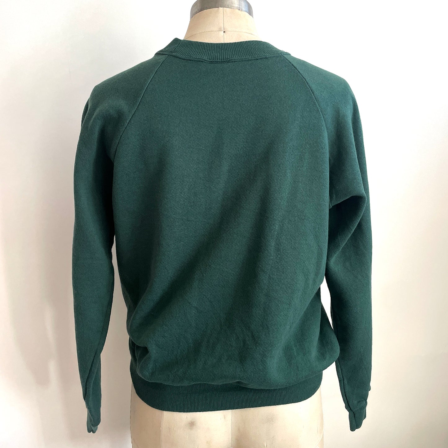 Vintage Happy Heart Green Sweatshirt