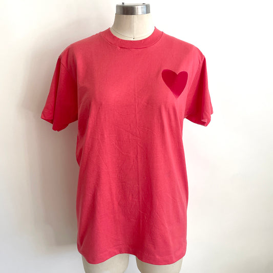 Vintage Happy Heart Coral Tee