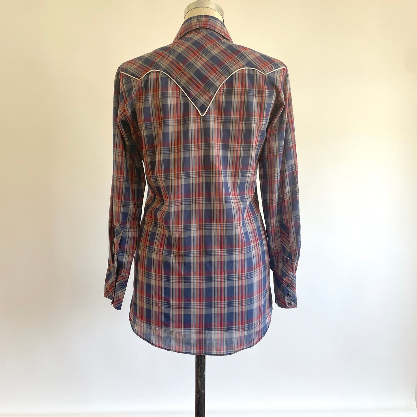 Vintage plaid Western