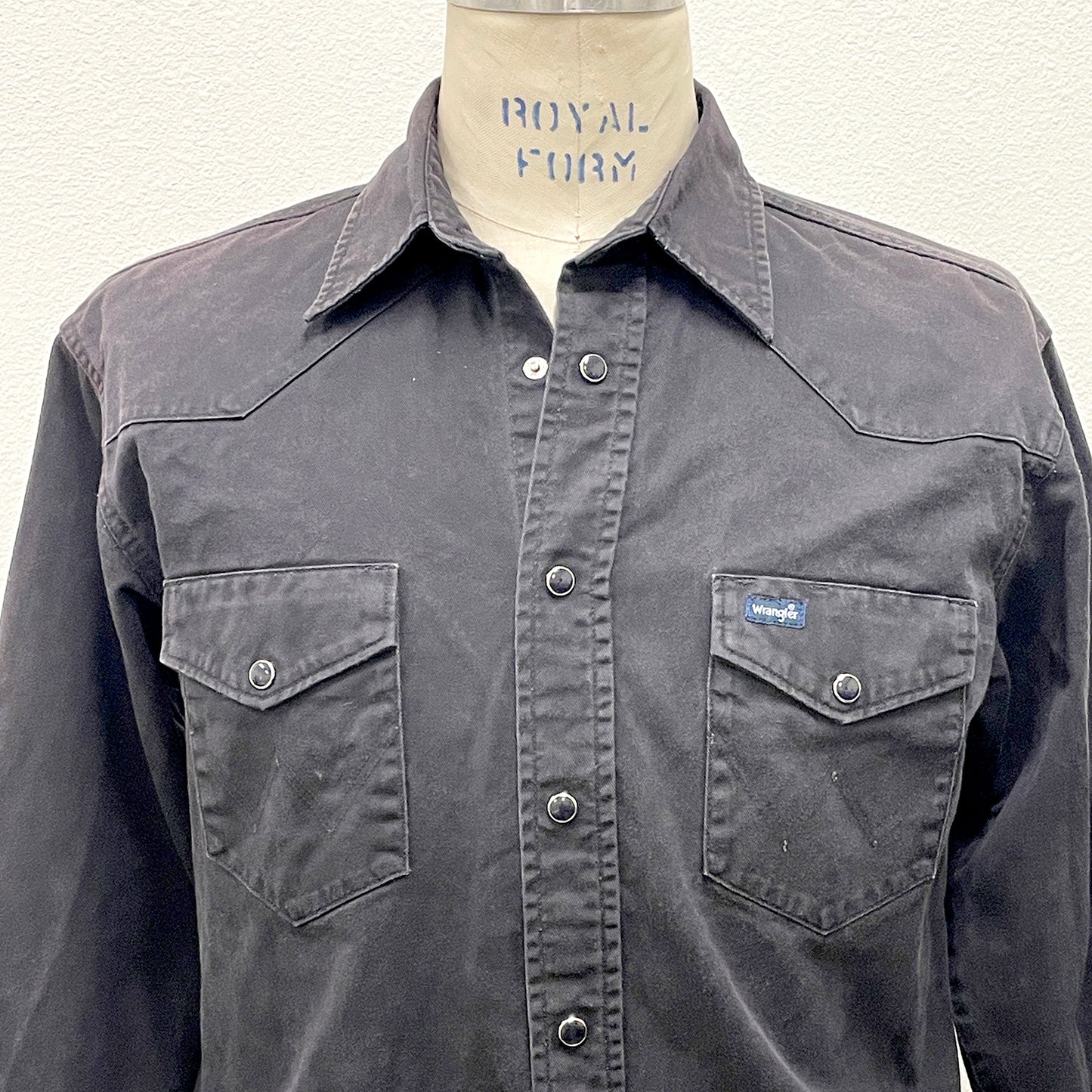 Vintage Black Wrangler Western