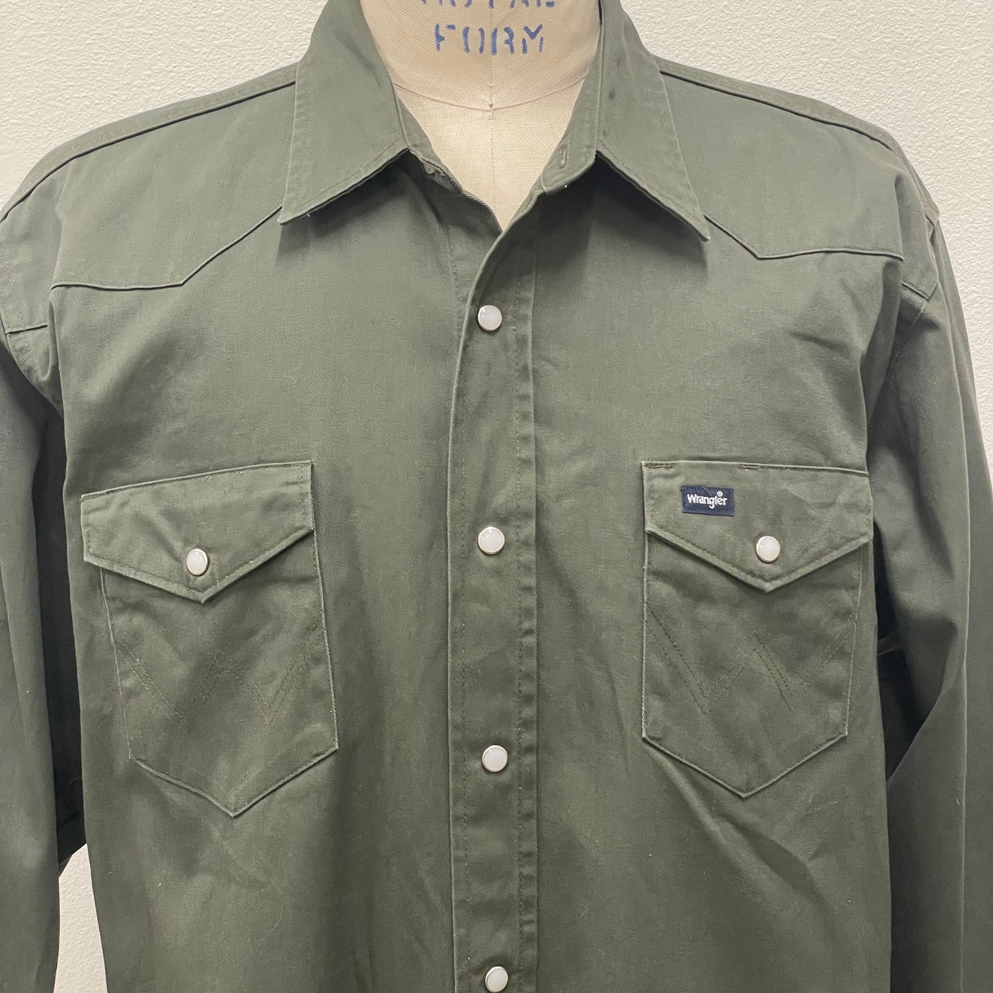 Vintage Army Wrangler Western