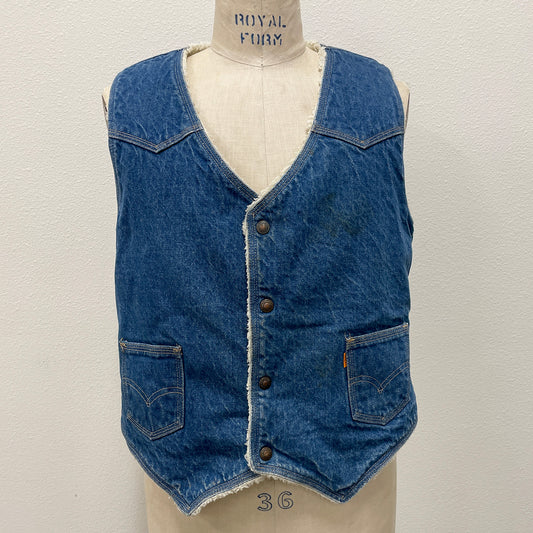 Vintage Levi's Sherpa lined Denim vest