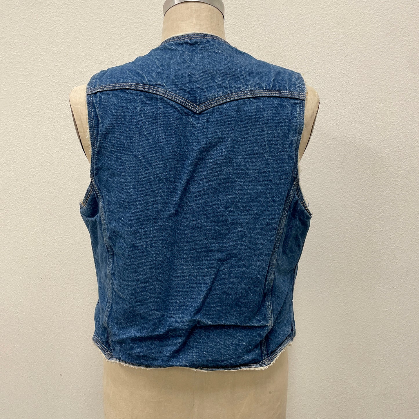 Vintage Levi's Sherpa lined Denim vest