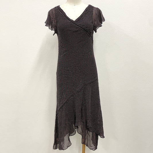 Vintage Pink Polka Dot Dress