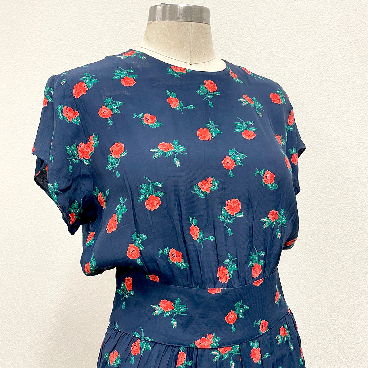 Vintage Rose Floral Dress