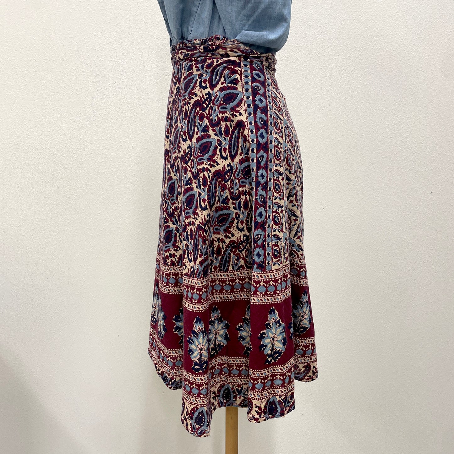 Vintage wrap skirt