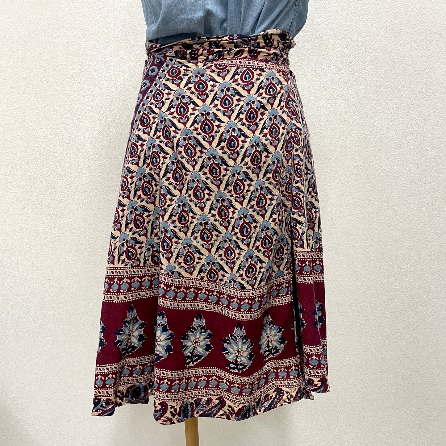 Vintage wrap skirt
