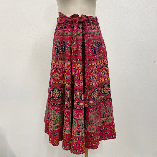Vintage wrap skirt