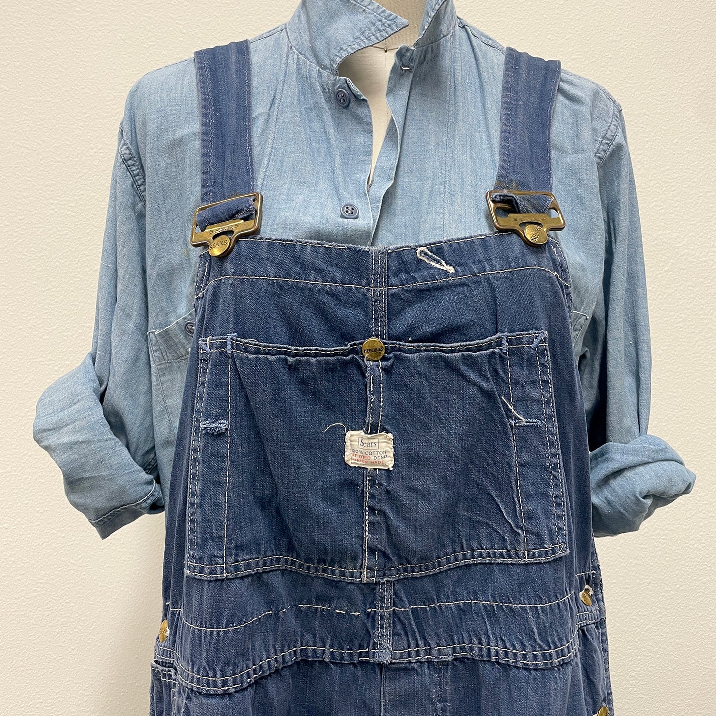 Vintage Sears Hercules denim Overalls