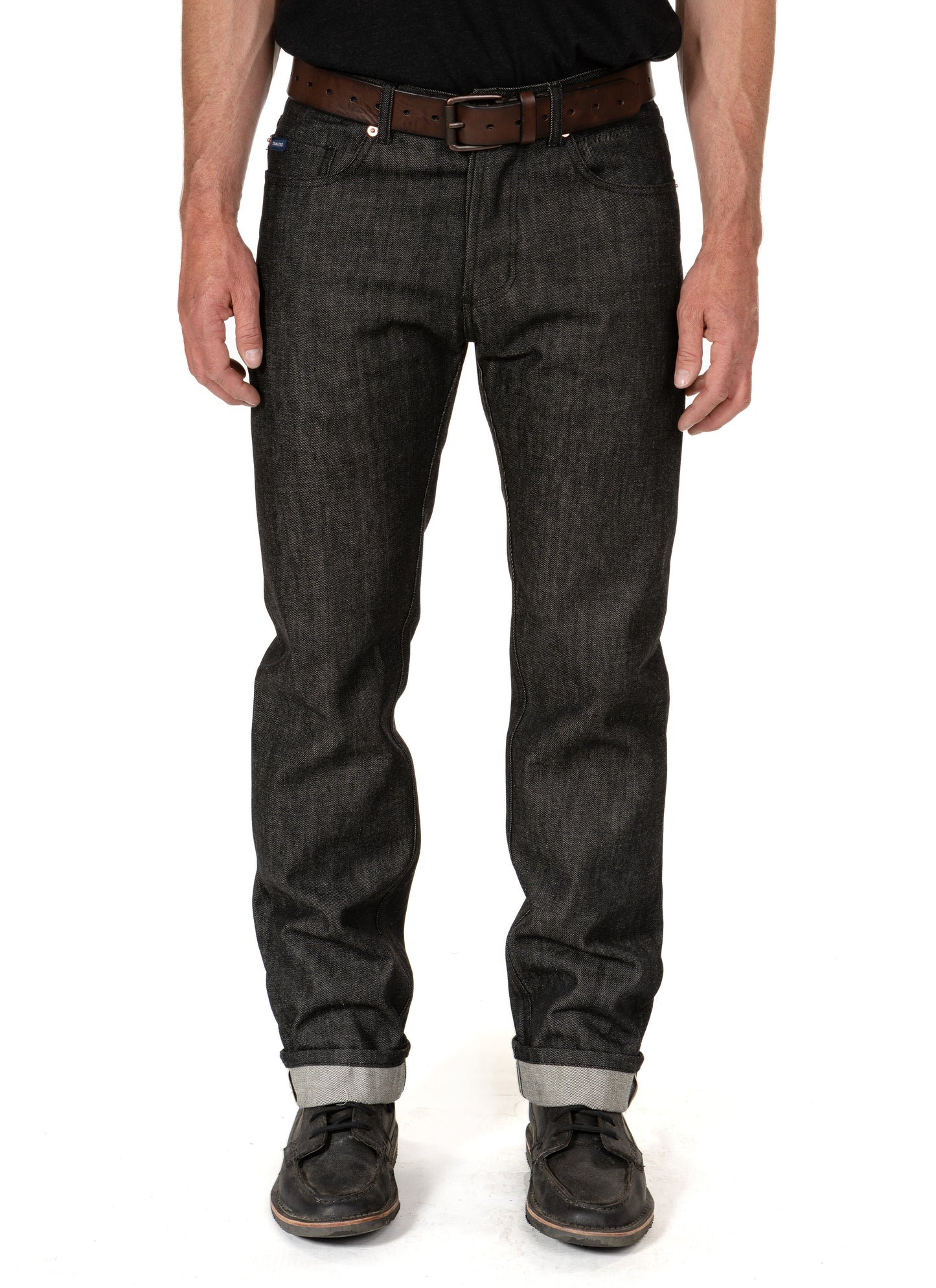 Black Straight Selvage Jean